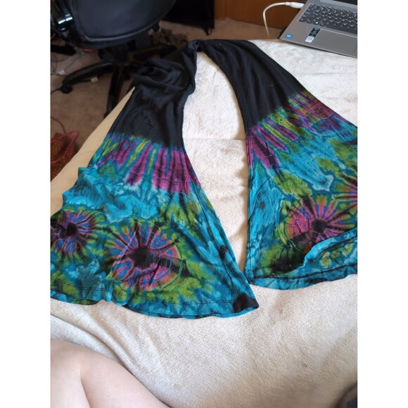 Tuscan tango tye dye bell bottom pants - Picture 3 of 4